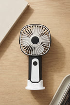 Rechargeable Portable Hand Fan (TX277) – Mini USB Cooling Fan with Stand | Compact & Stylish Summer Essential