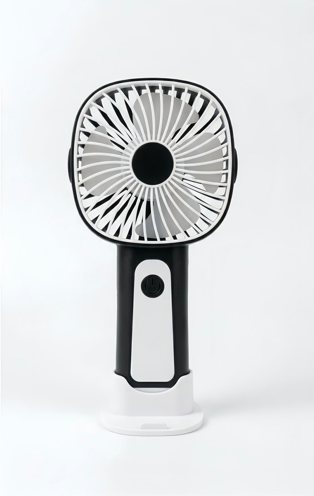Rechargeable Portable Hand Fan (TX277) – Mini USB Cooling Fan with Stand | Compact & Stylish Summer Essential