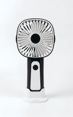 Rechargeable Portable Hand Fan (TX277) – Mini USB Cooling Fan with Stand | Compact & Stylish Summer Essential