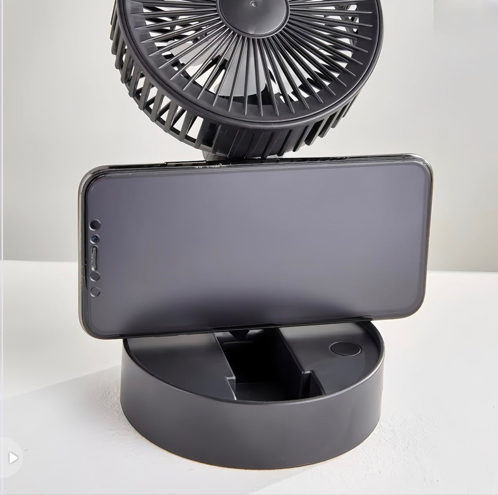 Rechargeable Telescopic Portable Hand Fan – Mini USB Cooling Fan