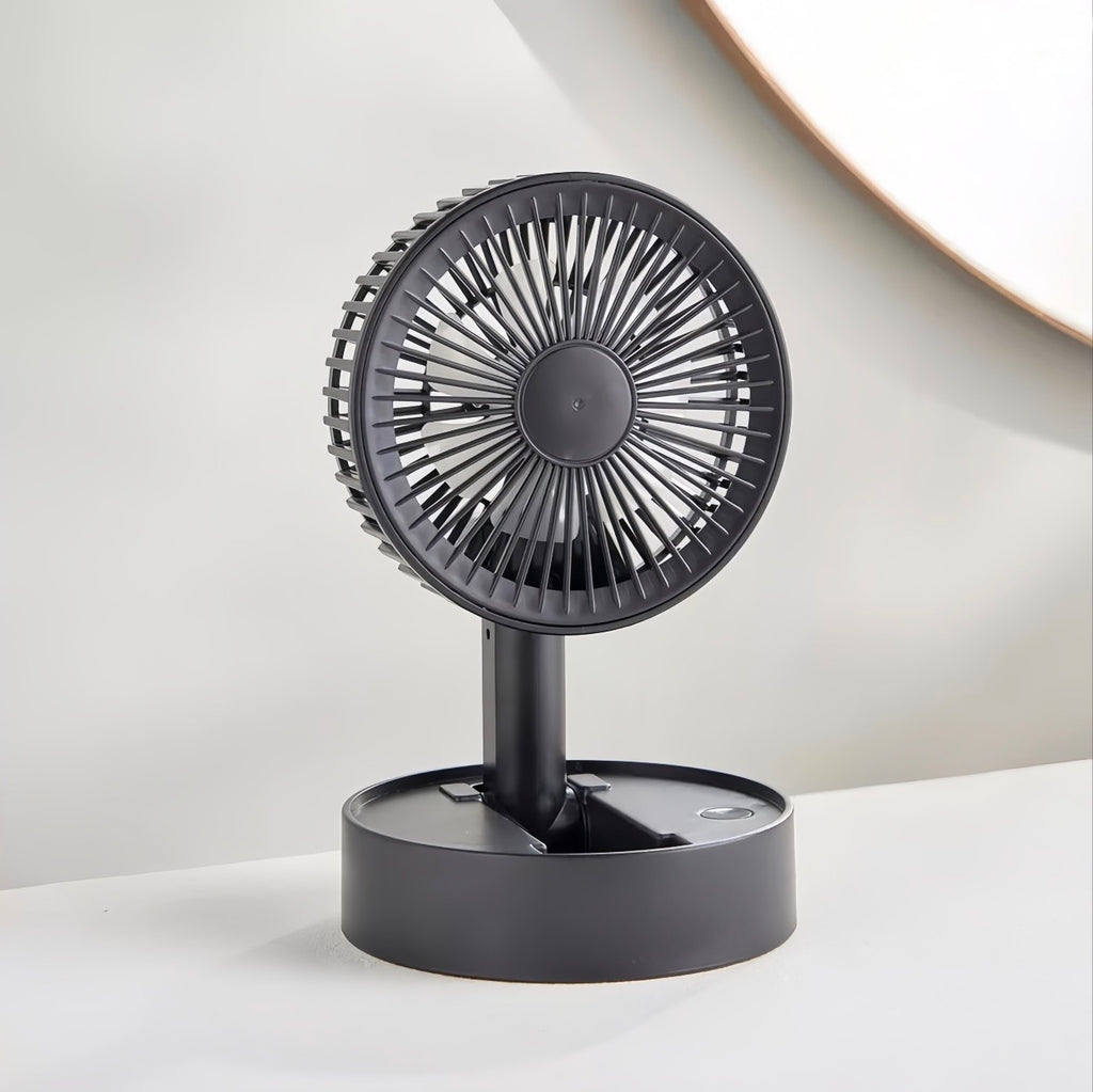 Rechargeable Telescopic Portable Hand Fan – Mini USB Cooling Fan