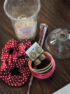 Ramzan Aesthetic Mini Gift Cup – Jhumkas, Mehndi & Bangles