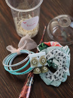 Ramzan Aesthetic Mini Gift Cup – Jhumkas, Mehndi & Bangles