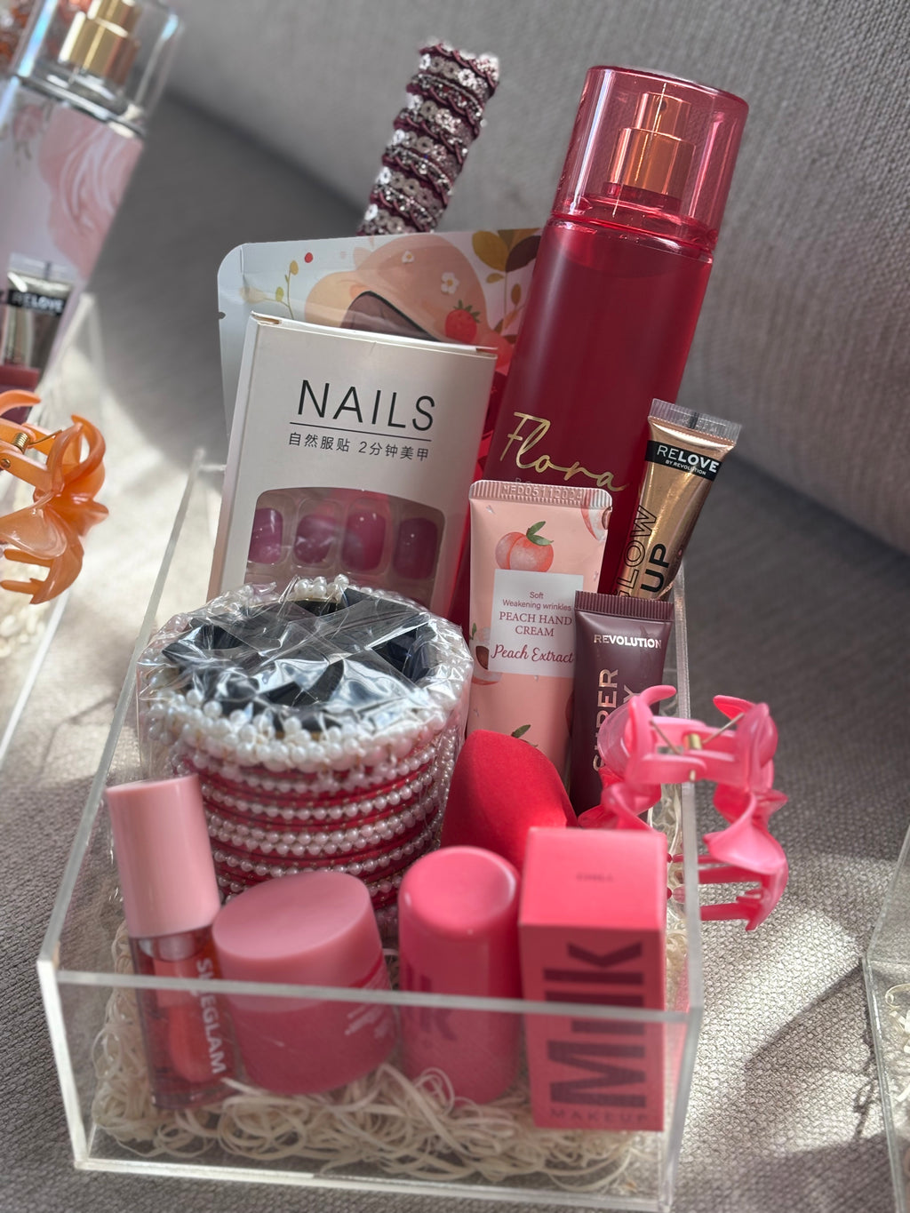 Eid Beauty Essentials Gift Box for Her – Makeup, Bangles & Self-Care Set