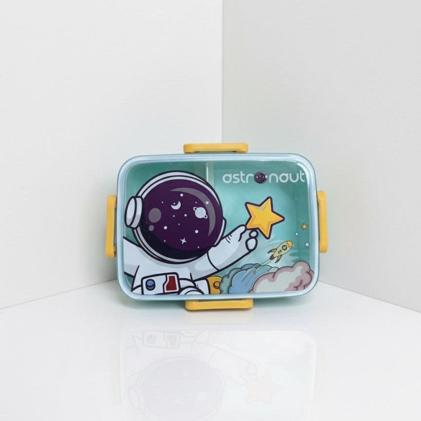 Astronaut Kids Lunch Box – Leakproof, Durable & Easy Lock Design