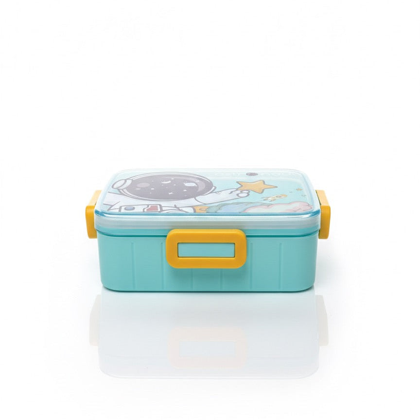 Astronaut Kids Lunch Box – Leakproof, Durable & Easy Lock Design