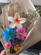 Crystal Bloom Large Bouquet - Flower Shape Hair Catcher In Hand Crafted Bouquet