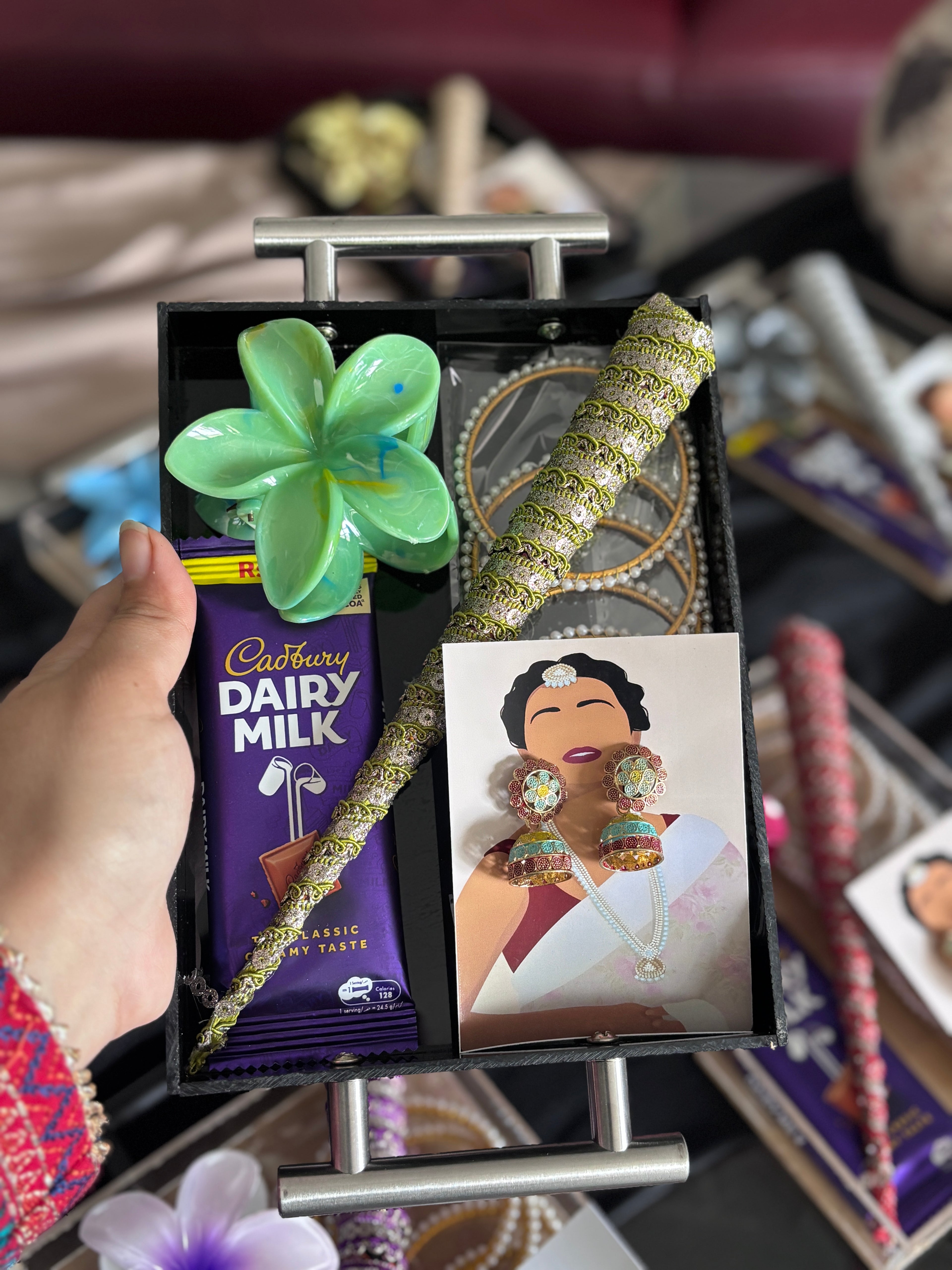 Eid Celebration Curated Gift Tray | Elegant Acrylic Festive Set