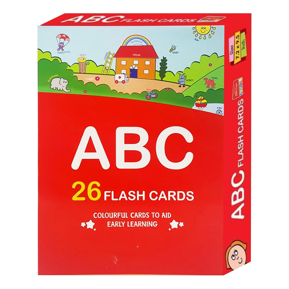 FLASH CARDS IN ENGLISH ALPHABET 26 PCS OF CAPITAL LETTERS