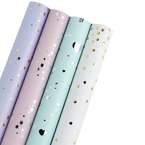 standard gift wrap
