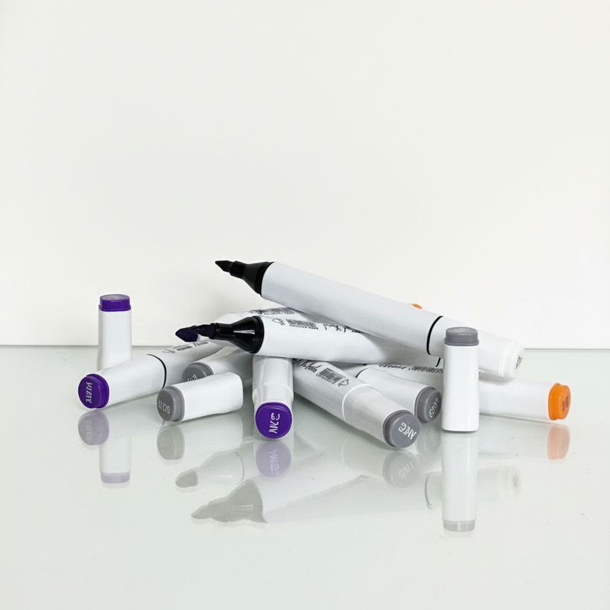 CHENYUN DOUBLE SIDE COLOR MARKERS PACK 24PC