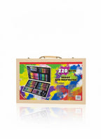 Wooden Coloring Kit Pack 220pc