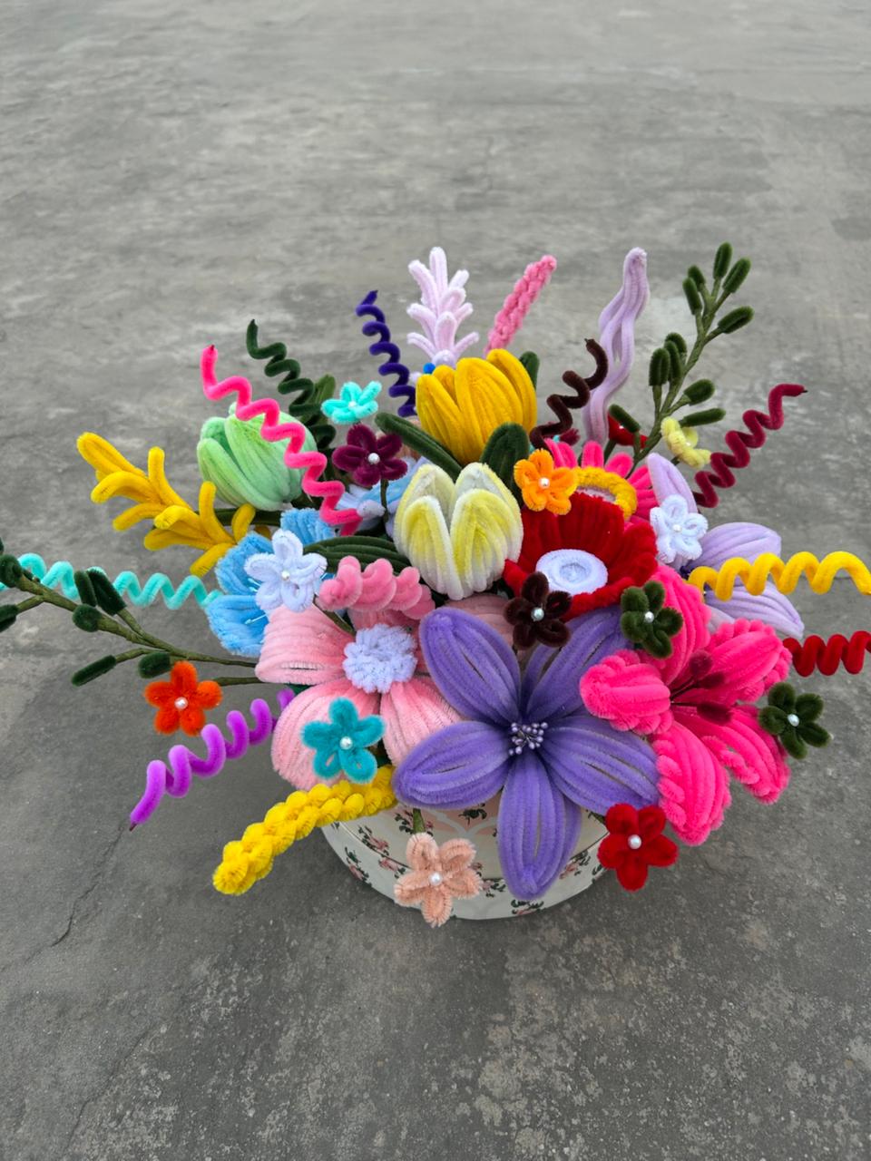 Handmade Velvet Bloom Box – Everlasting Luxury Floral Arrangement