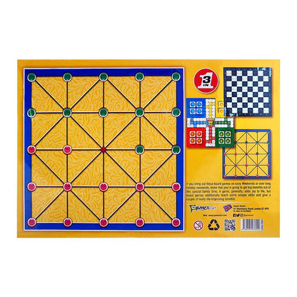 3-IN-1 ORDINARY CHESS & LUDO