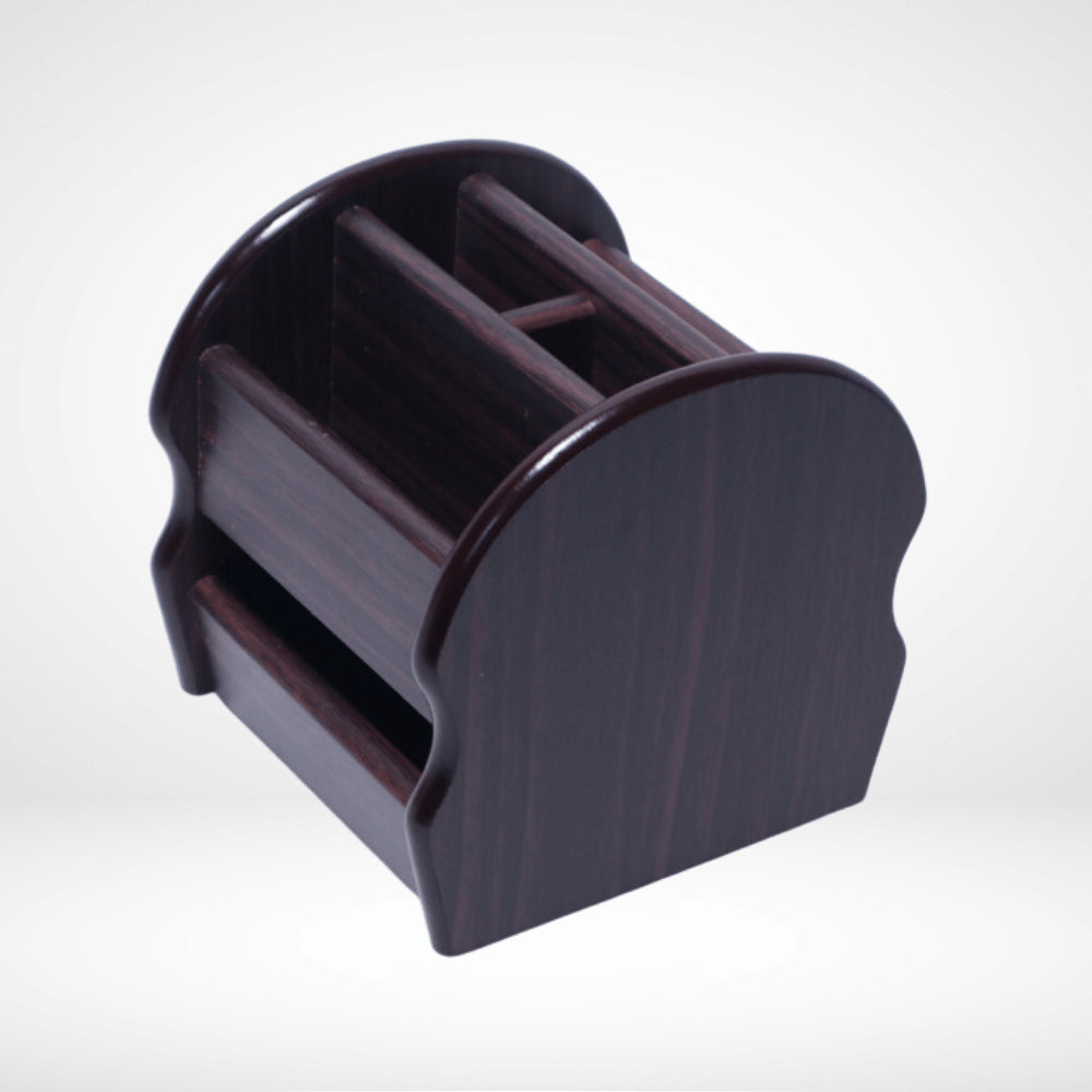 XINGLI WOODEN PENCIL VASE XL-5026-2 (DESK ORGANISER)