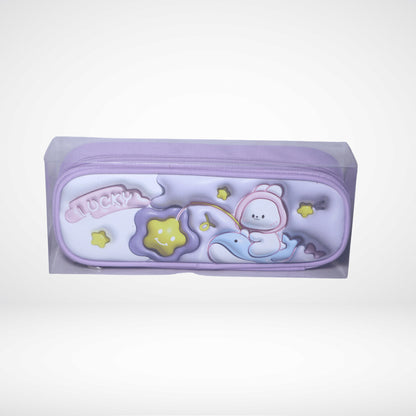 PENCIL POUCH 3D CUTE RABBIT