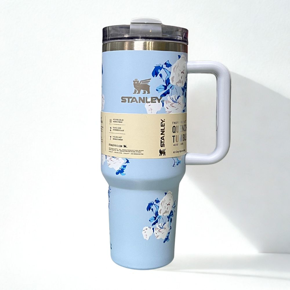 Floral Stanley Flowstate Tumbler 'The Quencher H2.0' 1.18L