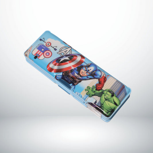 DOUBLE SIDED MAGNETIC GEOMETRY BOX CAPTAIN AMERICA S-303