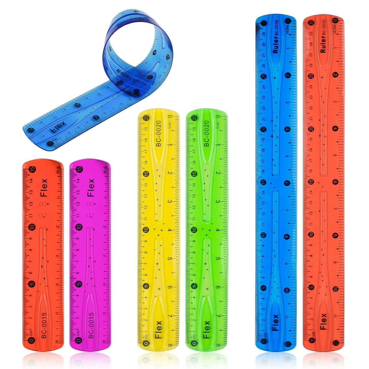 BOSS FLEXIBLE RULER 12"