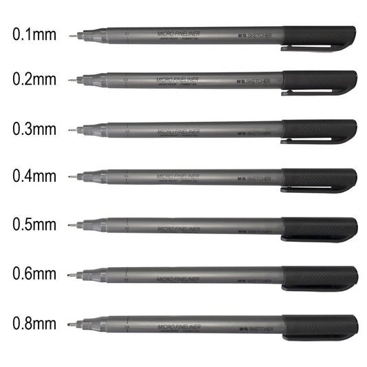 M&G SKETCHER MICRO FINELINER WATER PROOF 0.4
