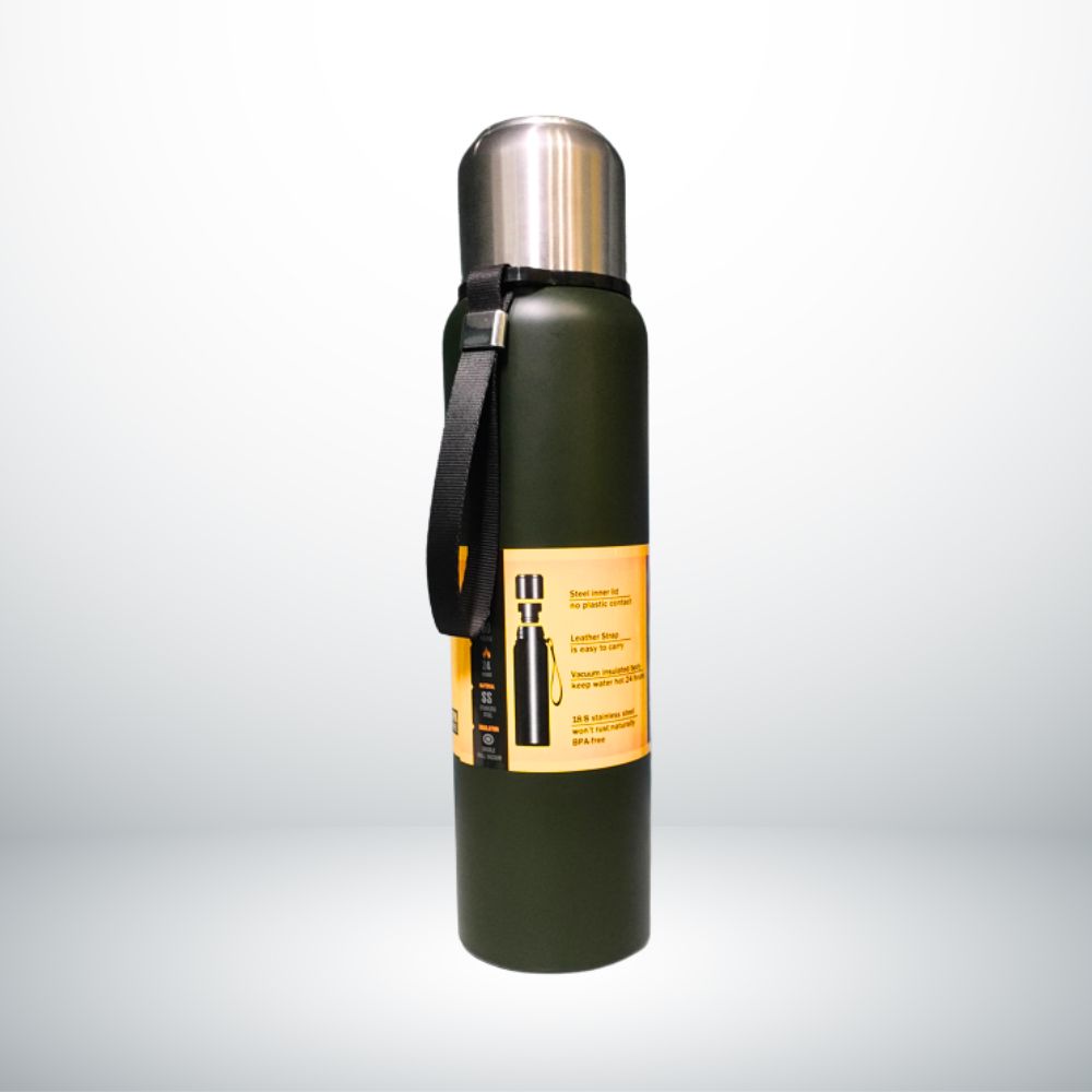 DOUBLE WALL VACCUM BOTTLE STAINLESS STEEL 1000ML 2025