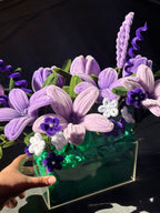 Handmade Velvet Bloom Box – Everlasting Luxury Floral Arrangement