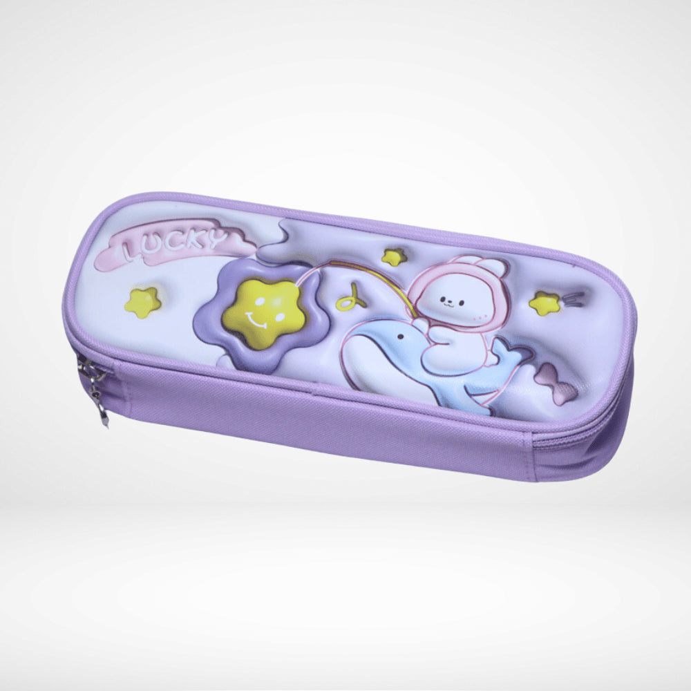 PENCIL POUCH 3D CUTE RABBIT
