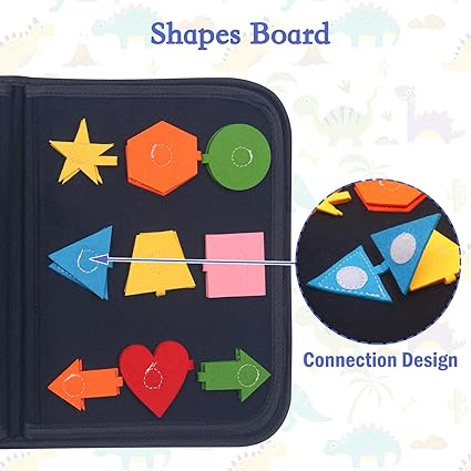 WITHOSENT BUSY BOARD FOR TODDLERS 4 LAYERS