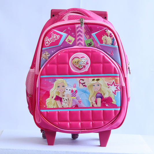 TROLLEY BAG 14" GIRLS BARBIE ALUMINUM 666
