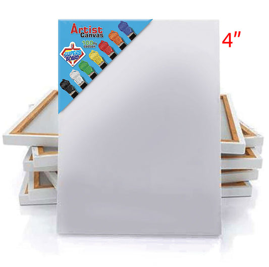 PREMIUM ARTIST CANVAS BOARD 100% PURE COTTON 4*4