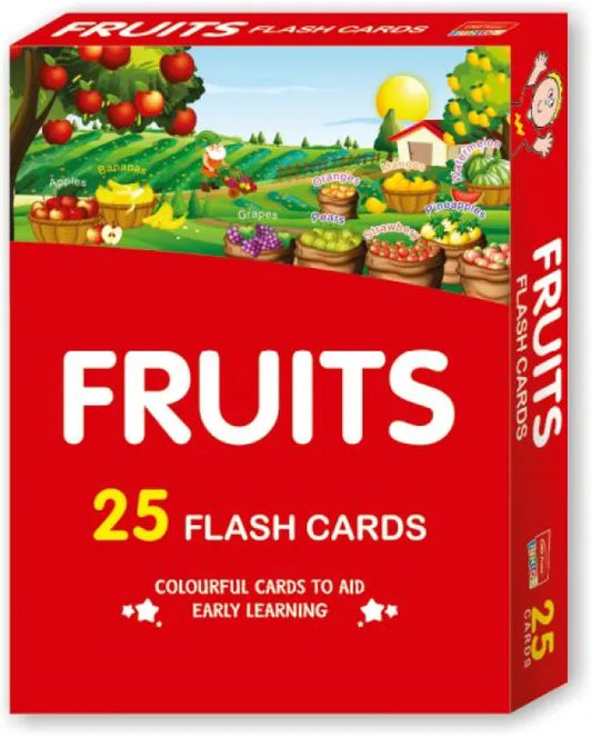 FLASH CARDS OF FRUITS 25 PCS