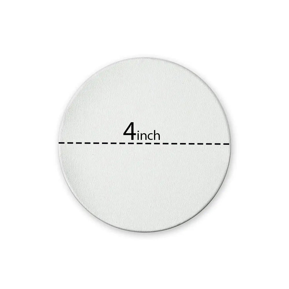 CANVAS BOARD ROUND SIMPLE 4"