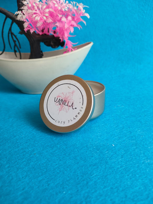 VANILLA MINI TRAVEL SCENTED CANDLE