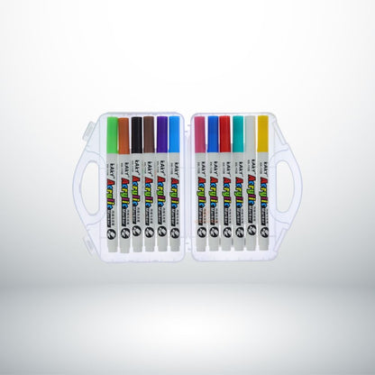 Touchdayu Acrylic Markers 12 Colors
