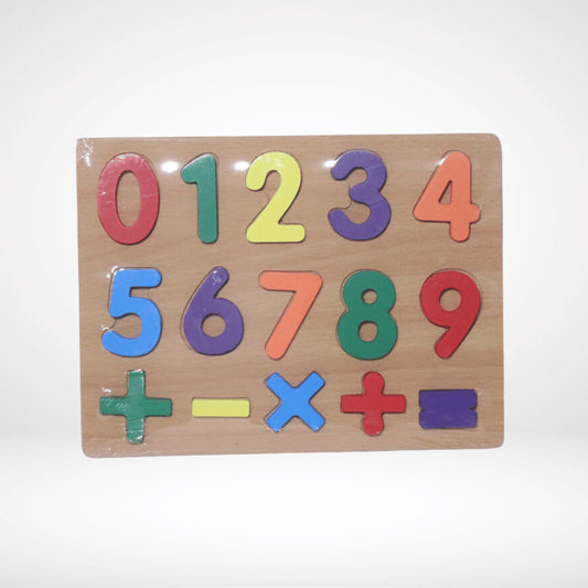 WOODEN PEG LARGE COUNTING PUZZLE WP-005