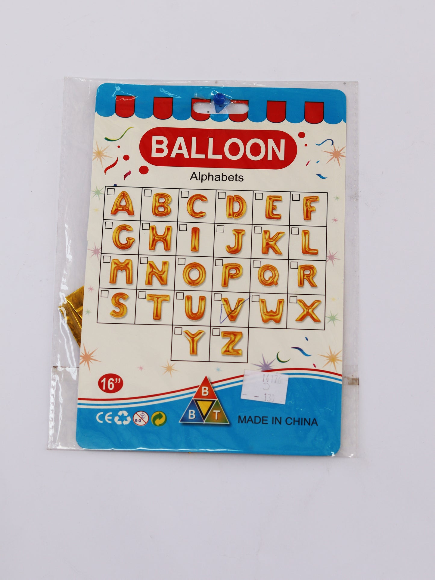 FOIL BALLOON ALPHABET