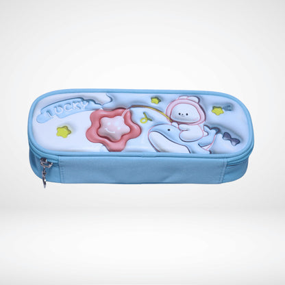 PENCIL POUCH 3D CUTE RABBIT
