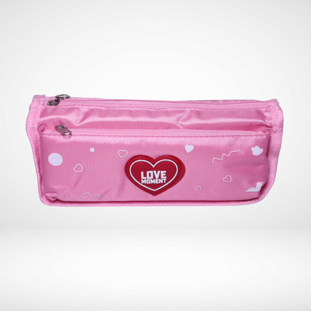PENCIL POUCH FABRIC HEART