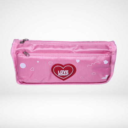 PENCIL POUCH FABRIC HEART