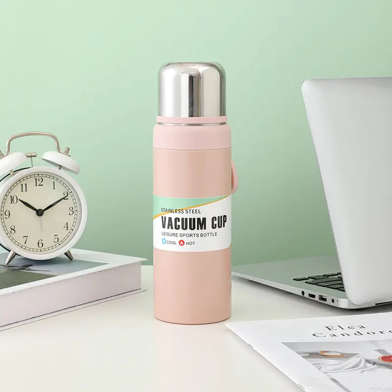 WATER BOTTLE VACUUM CUP STAINLESS STEEL 700ML WB-8166