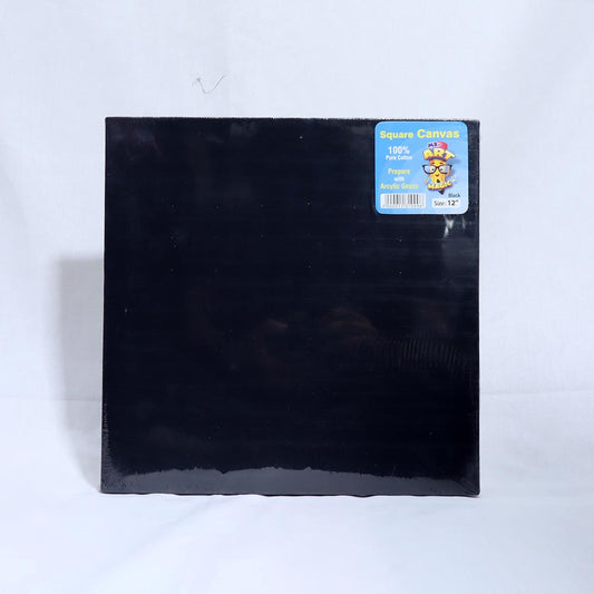 PREMIUM BLACK CANVAS SQUARE 12" 3162