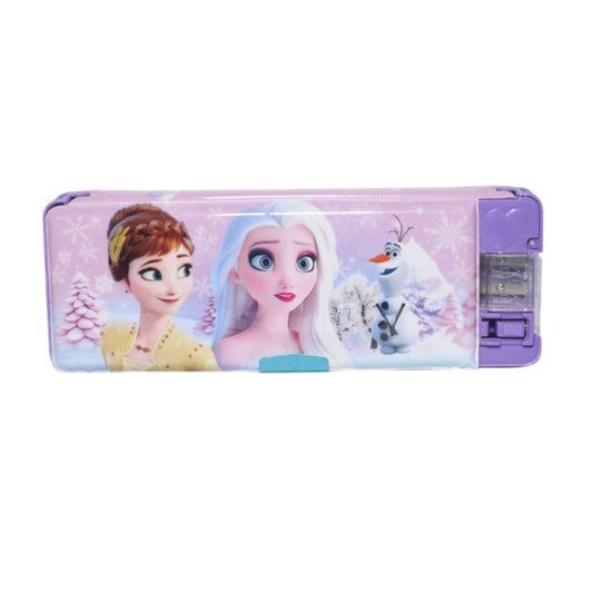 MAGNET KIDS FROZEN GEOMETRY BOX WITH SHARPENER JC-333