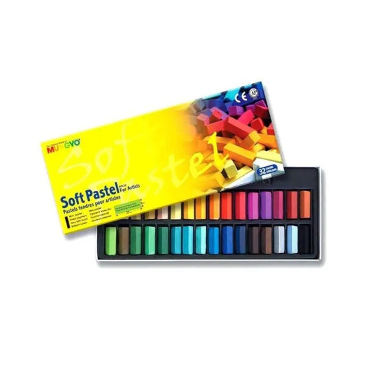 MUNGYO SOFT COLOUR PASTELS 32PCS
