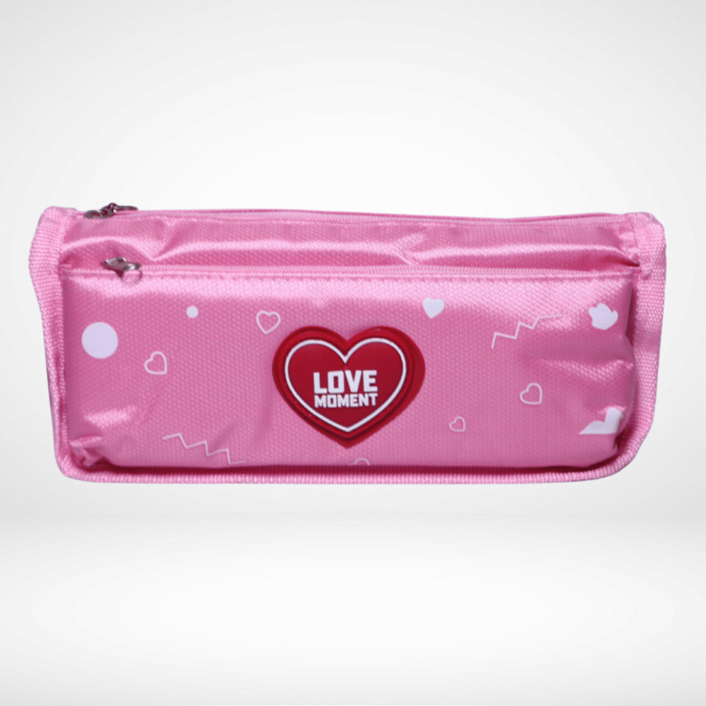PENCIL POUCH FABRIC HEART