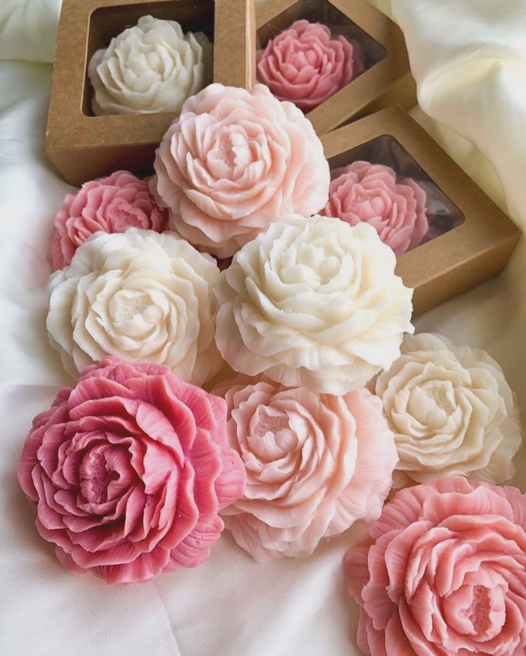 Premium Soy wax Peony scented candle