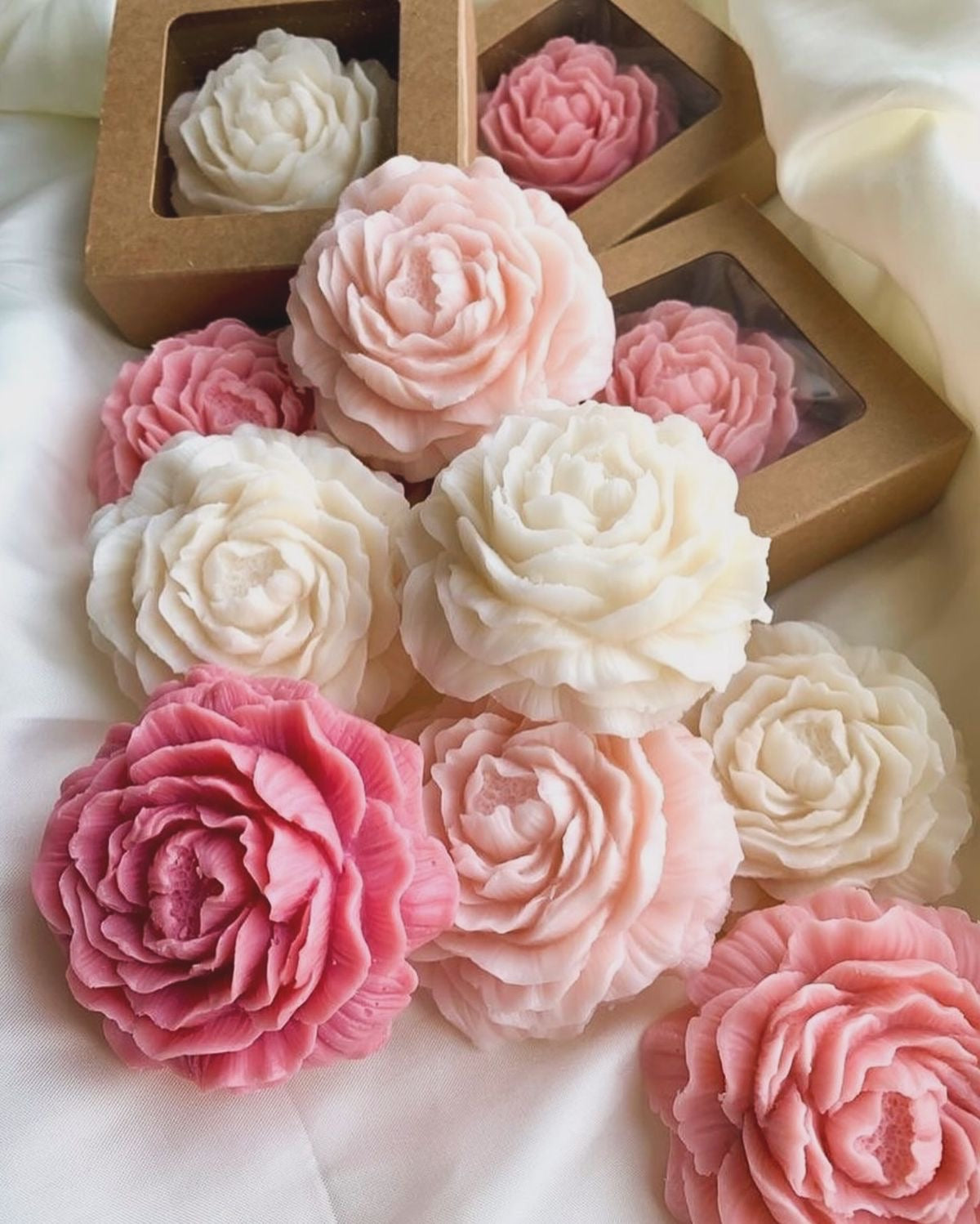 Premium Soy wax Peony scented candle