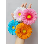 Gerbera Flower Velvet Wire Keychain