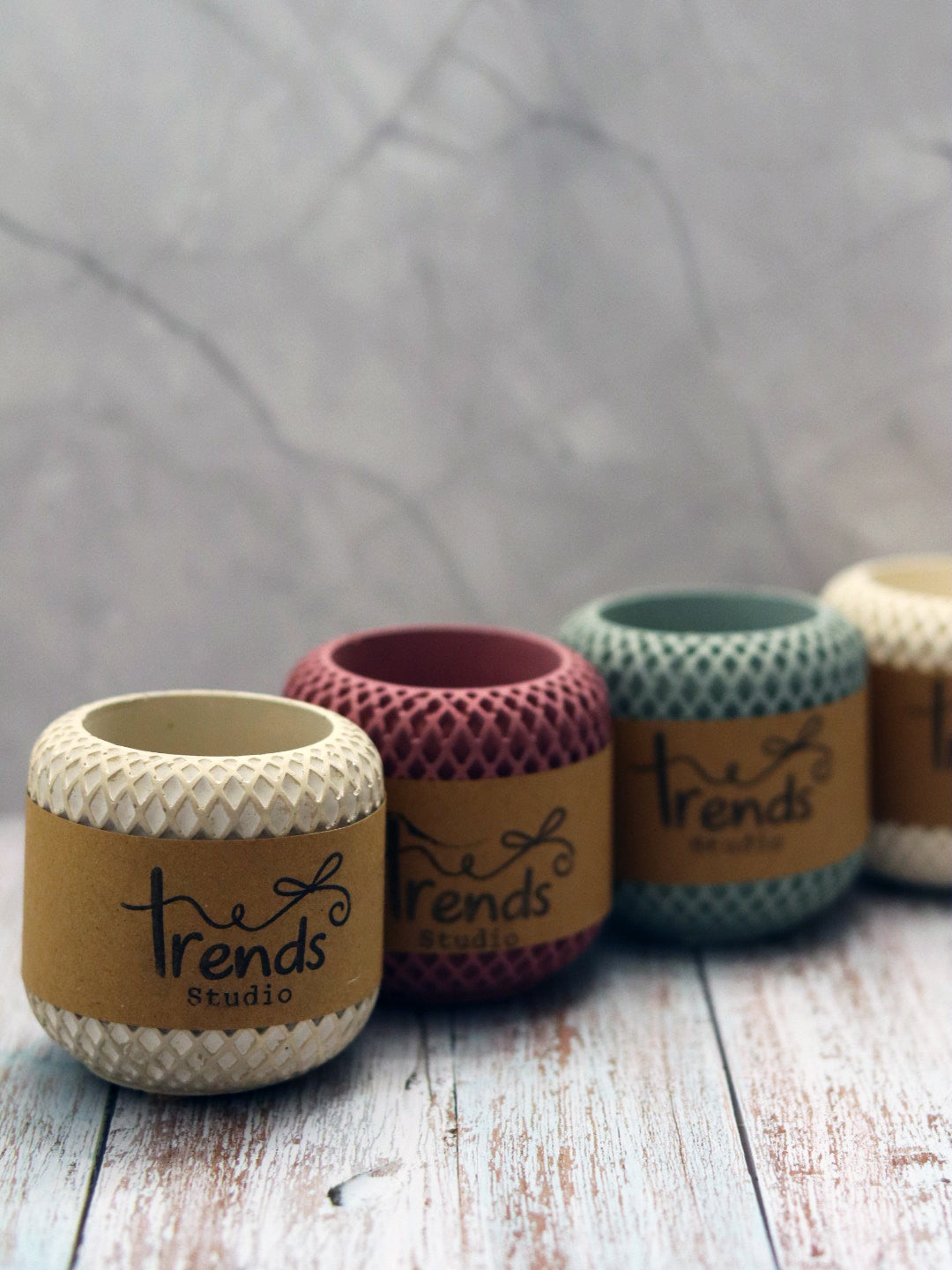 Studio Trinkets: Round Honeycomb Jar