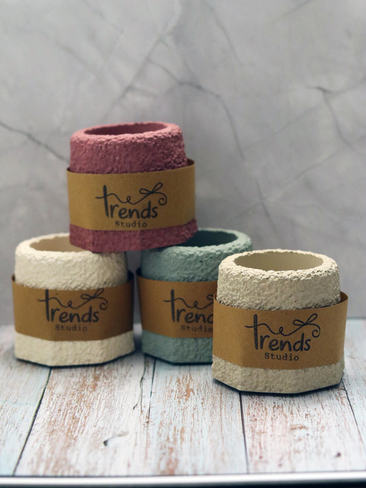 Studio Trinkets: Textured Hexagon Jar