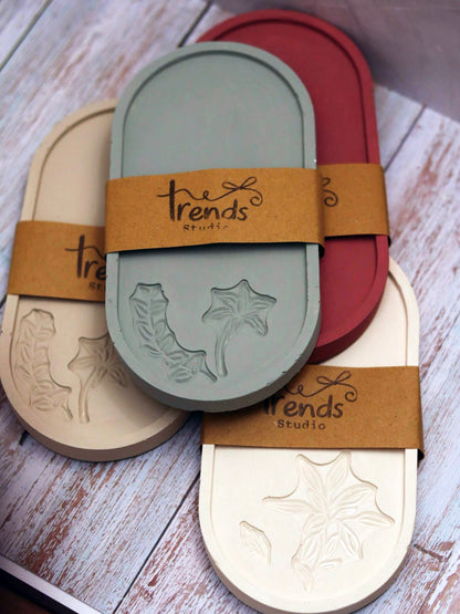 Studio Trinkets: Oval Tray (Embossed)